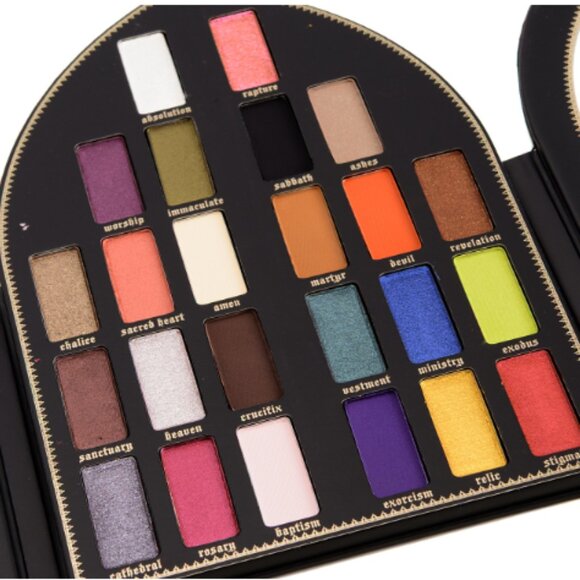 Limited Edition Kat Von D Saint & Sinner Eyeshadow Palette-Gothic/colorful NIB - Picture 3 of 15